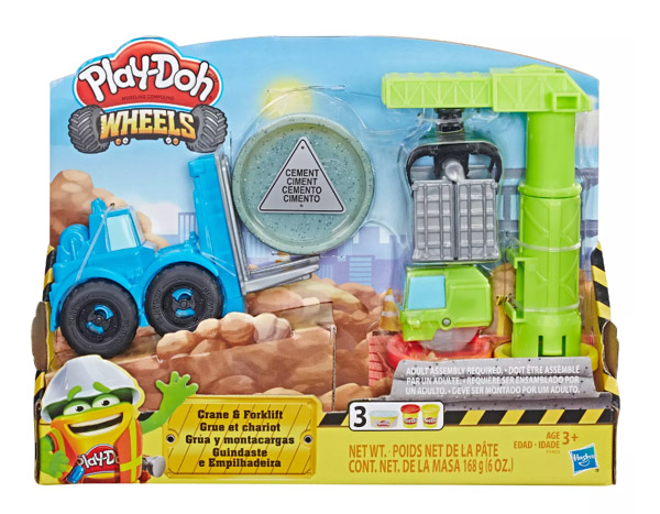 Play-Doh Wheels Crane and Forklift ONLY $2.49