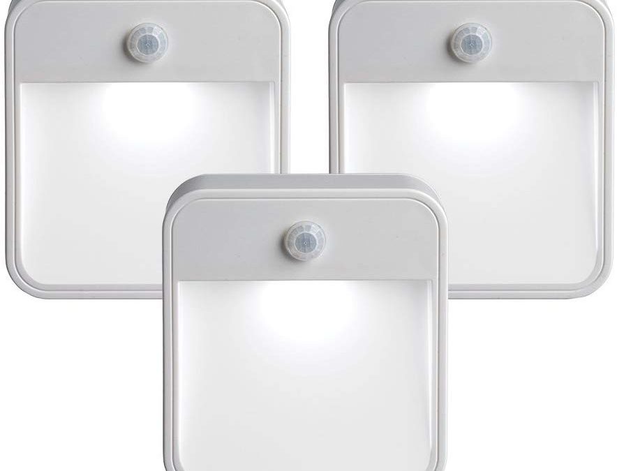 DEAL of the DAY > Battery-Powered Motion-Sensing LED Stick-Anywhere Nightlight, 3-Pack ONLY $13.45