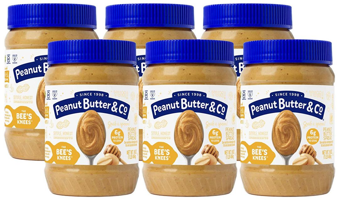 Peanut Butter And Co The Bee’s Knees Honey Peanut Butter 6Pack ONLY 1.64 per Jar Freebie Depot