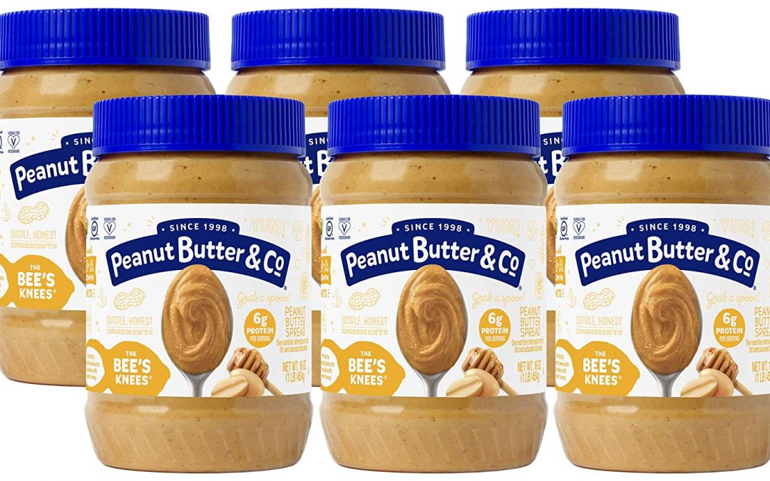 Peanut Butter And Co The Bee’s Knees Honey Peanut Butter 6-Pack ONLY $1.64 per Jar