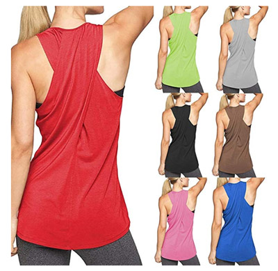 Cross Back Yoga Tank ONLY $4.89 + FREE Shipping