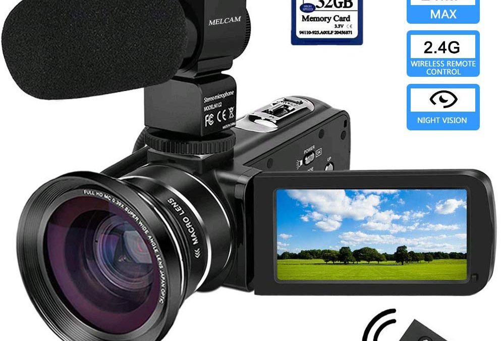 1080P Camcorder with IPS Touch Screen ONLY $120.00 + FREE Shipping