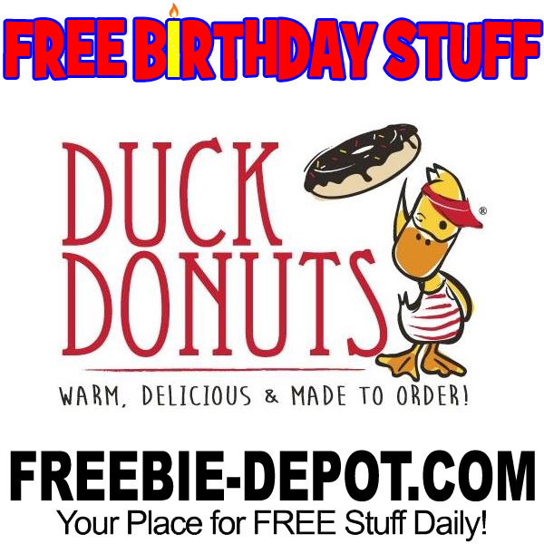 BIRTHDAY FREEBIE – Duck Donuts