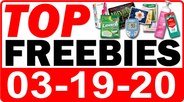 Top Freebies for March 19, 2020