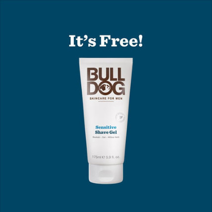 FREE Full-Size Bull Dog Sensitive Shave Gel