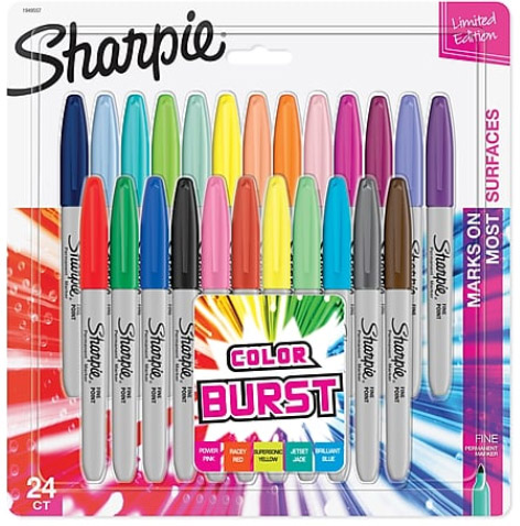 HOT FREEBIE ►►► 24 FREE Sharpie Permanent Markers! $14 Value Exp 8/16/20