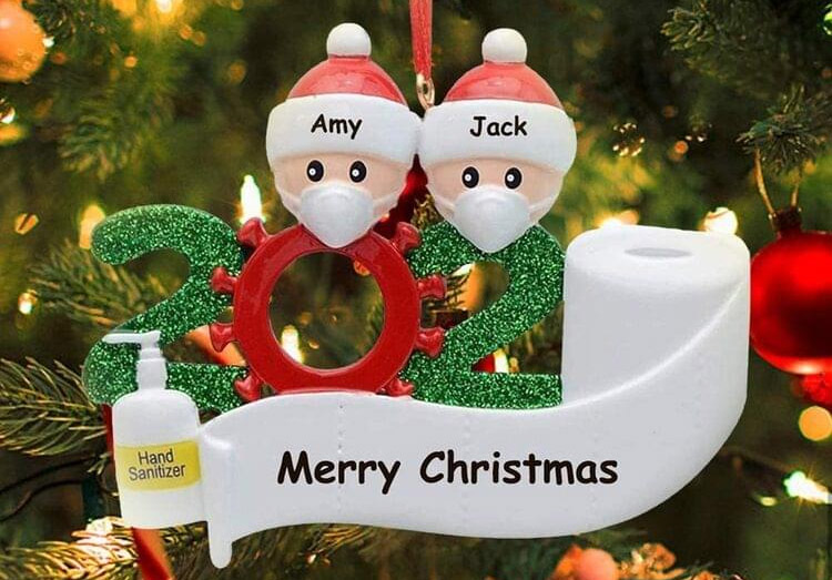 This is the TOP-SELLING VOTED #1 2020 Covid-Themed Personalized Ornament – Get It Now and SAVE 50%! LIMITED TIME!