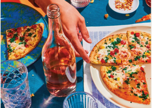 Pizza. Chickpeas. Together at last. FREE!