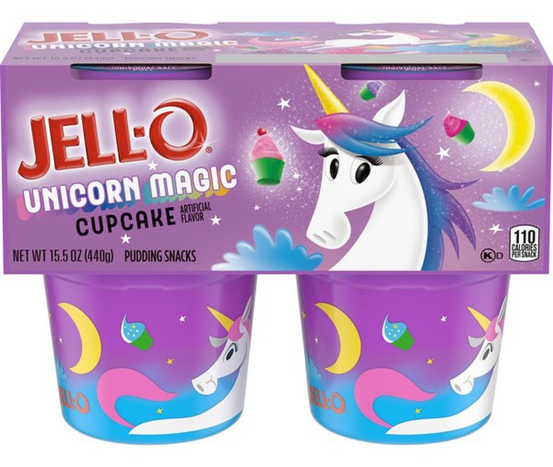 FREE Jell-O Unicorn Magic Cupcake Pudding!