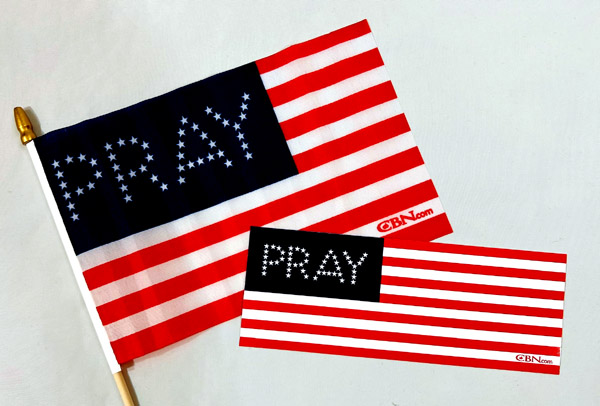 Sign Up for a FREE Pray Sticker and Flag