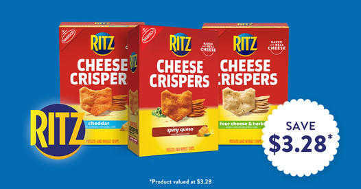 FREE Box of RITZ Cheese Crispers @ Walmart {Possibly TWO FREE BOXES}