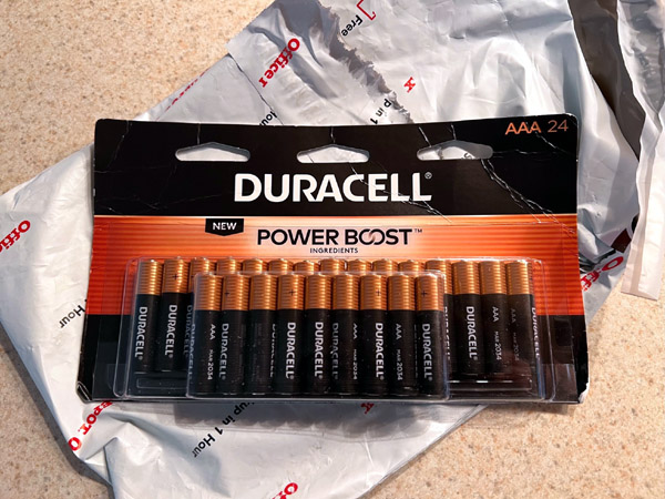 48 FREE Duracell Batteries After Rewards from Office Depot