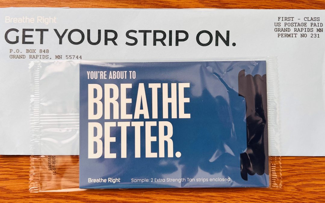 FREE SAMPLE – Breathe Right Nasal Strips – FREE Nasal Congestion Relief Sample