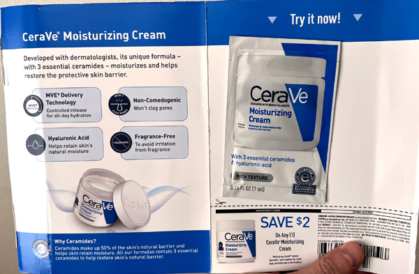 FREE SAMPLE – CeraVe Moisturizing Cream
