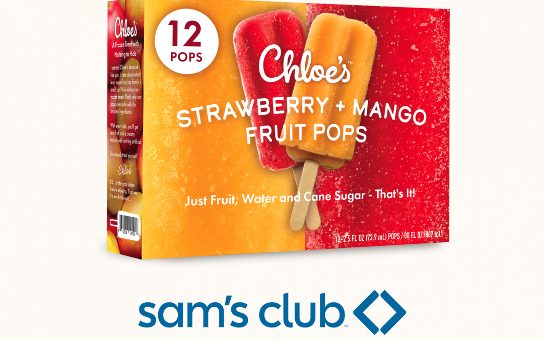FREE 12ct Chloe’s Frozen Pops at Sam’s Club