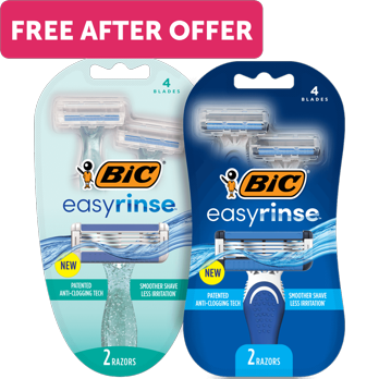 FREE AFTER REBATE – BIC EasyRinse Disposable Razors @ Target – $7.49 Value