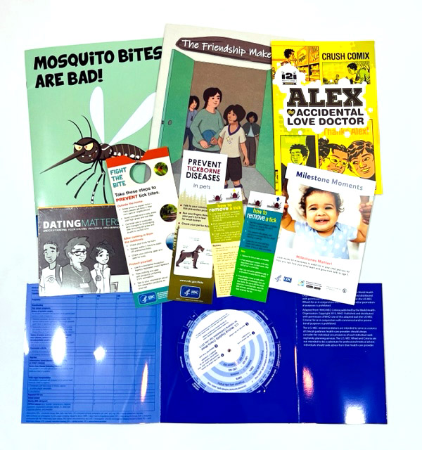 FREE Comic Books, Stickers, Bookmarks, Posters, DVDs & More from the CDC