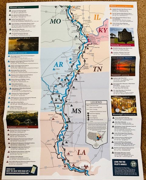 FREE Great River Road 10-State Map
