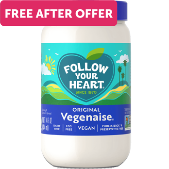 2 FREE Follow Your Heart Vegan Products from Walmart or Publix After Cashback Rebate