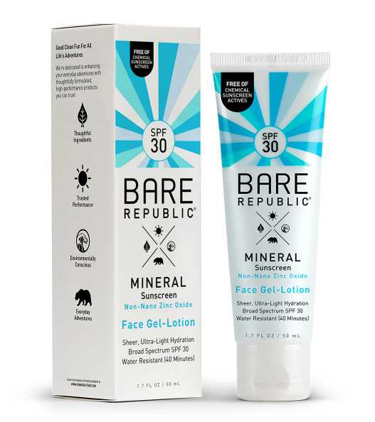 FREE SAMPLE – Bare Republic Mineral Sunscreen Face Gel-Lotion