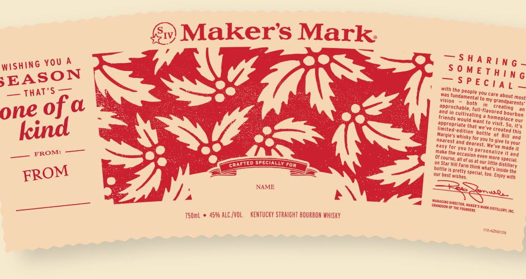 FREE Maker’s Mark Holiday Label