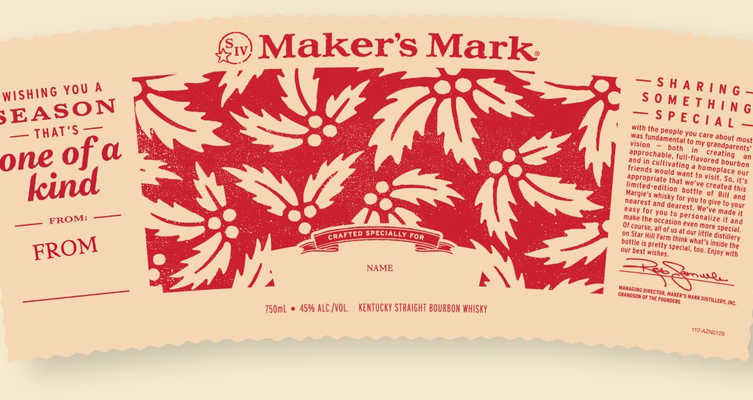 FREE Maker’s Mark Holiday Label