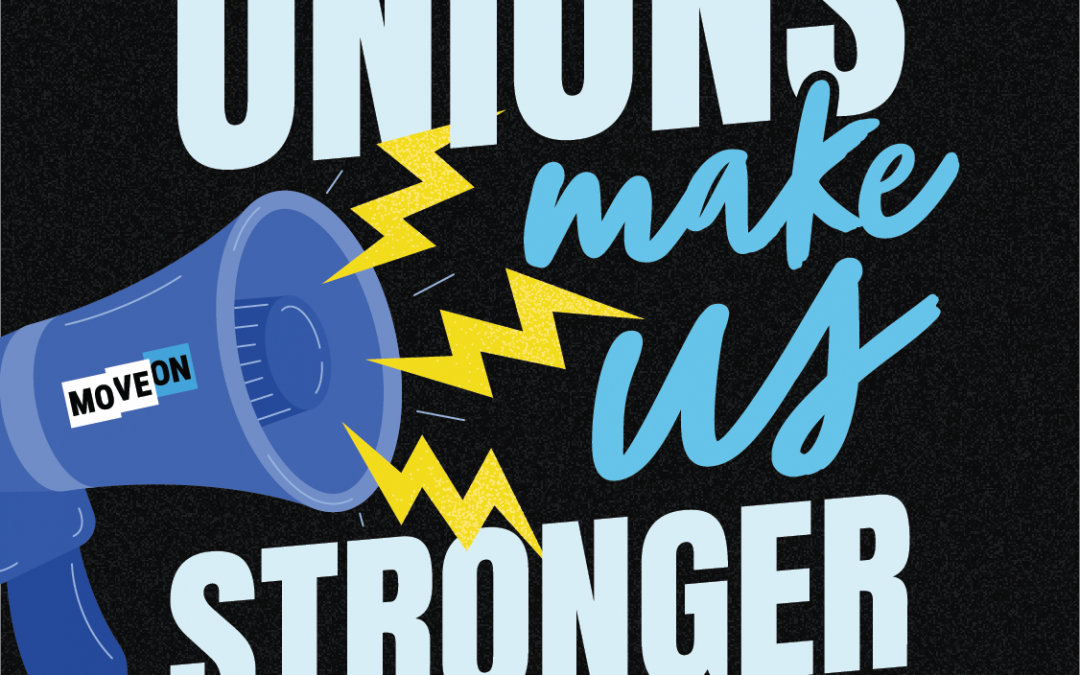 FREE Unions Make Us Stronger Sticker