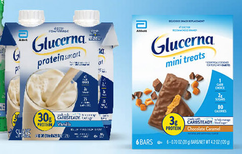FREE Glucerna Multipack – Shakes or Treats – $15 Value