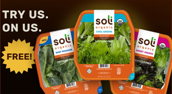 FREE AFTER REBATE – Soli Organic Salad