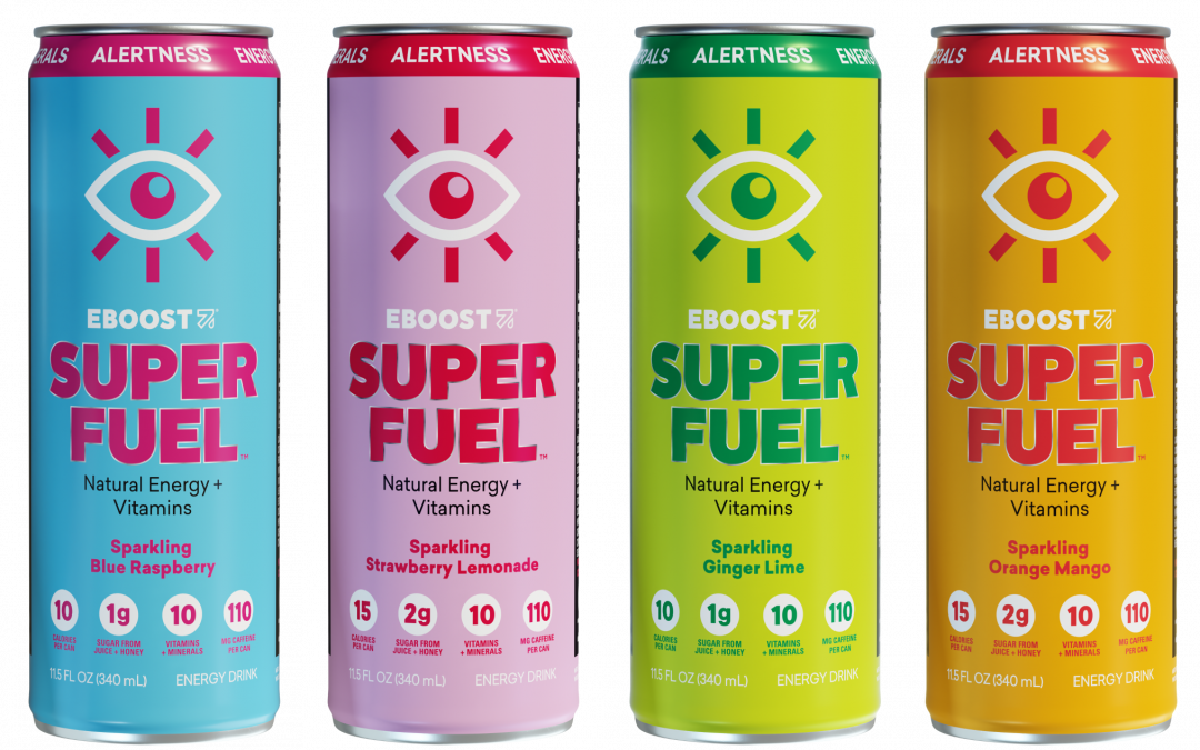 THREE FREE Cans of EBOOST Super Fuel Energy Drinks