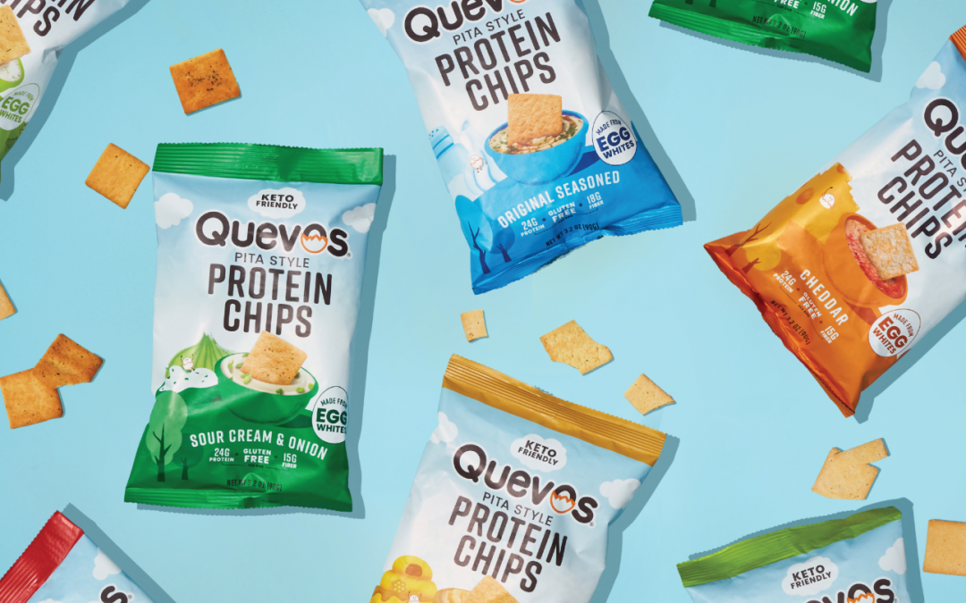 FOUR FREE Bags of Quevos Protein Chips!