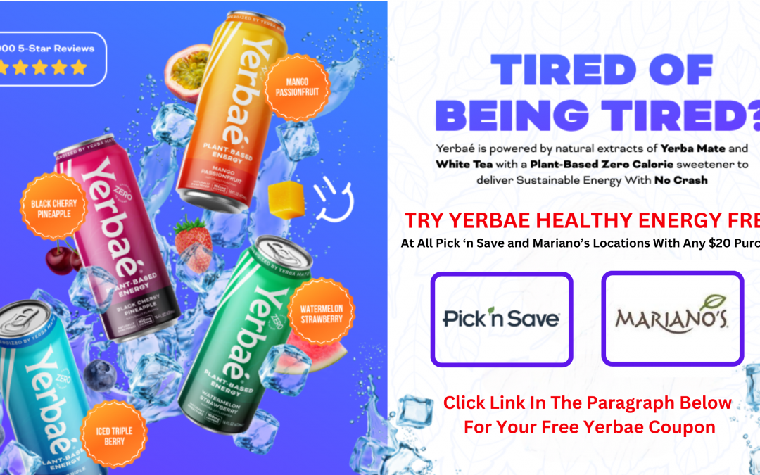 Try Yerbaé Healthy Energy Drink FREE!