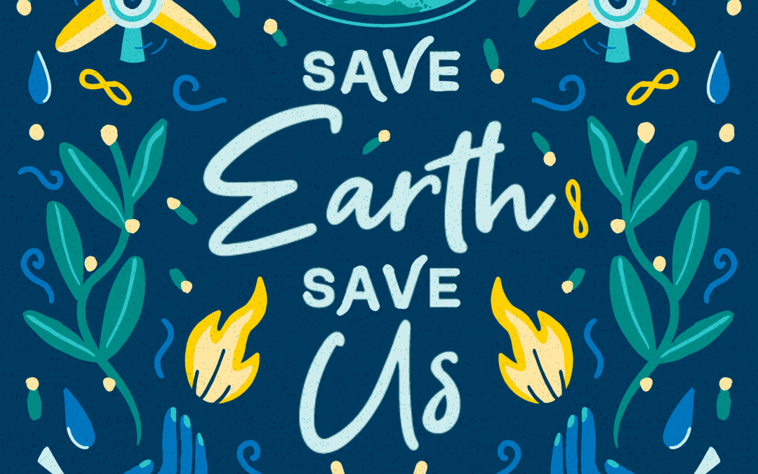🌎 FREE Earth Day ~ Save Earth Save Us Sticker