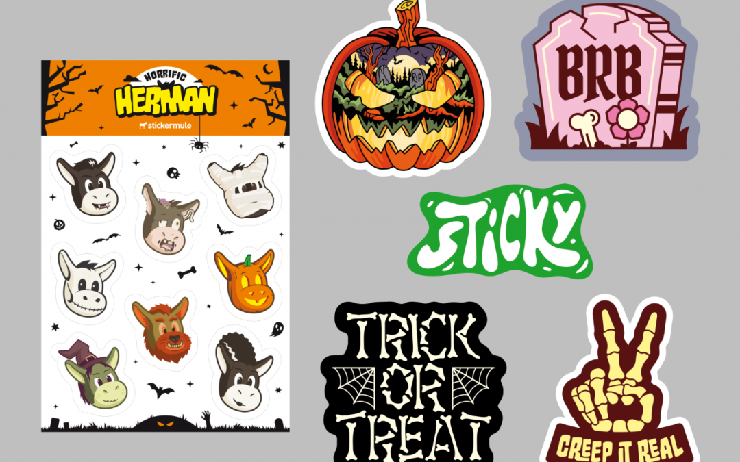 FREE Halloween Sticker Pack from Sticker Mule