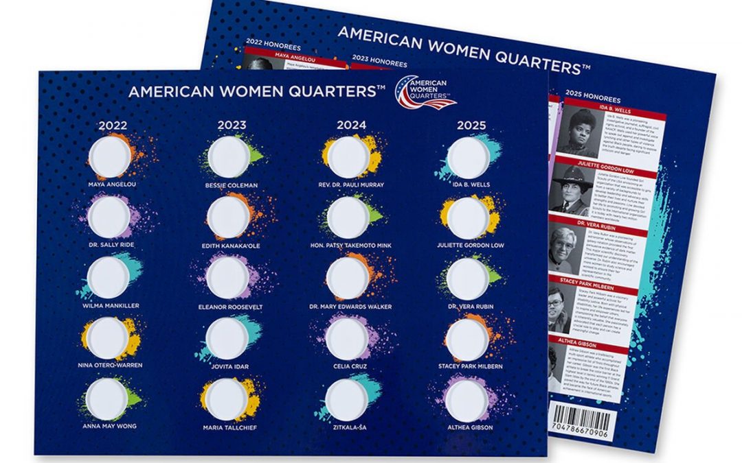 FREE American Women Quarters Collector Coin Board