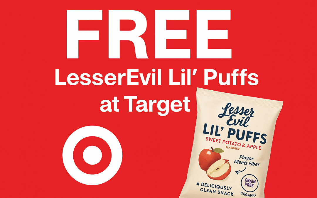 FREE LesserEvil Lil’ Puffs at Target – Healthy Organic Snack Reimbursement Offer
