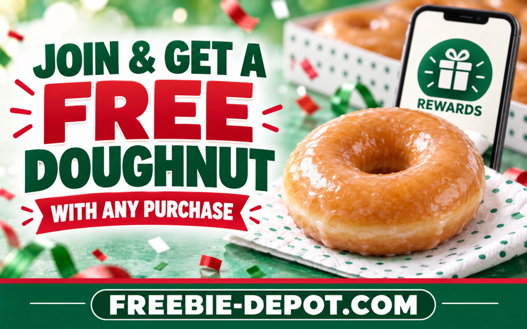Join Krispy Kreme Rewards and Get a FREE Doughnut with Any Purchase!