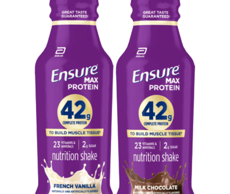FREE Ensure Max 42g Protein Shake After Cash Back from Walmart