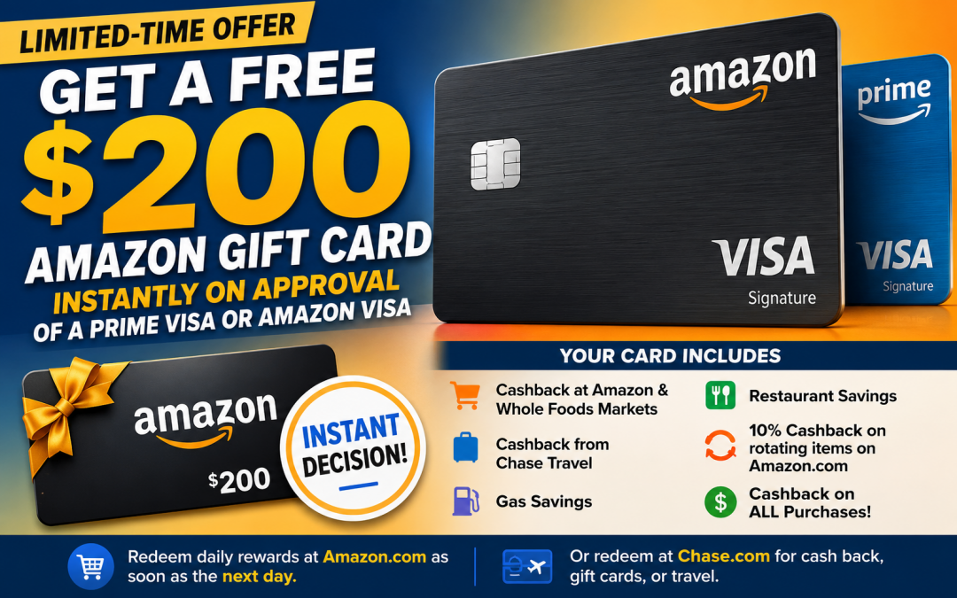 FREE $200 AMAZON GIFT CARD