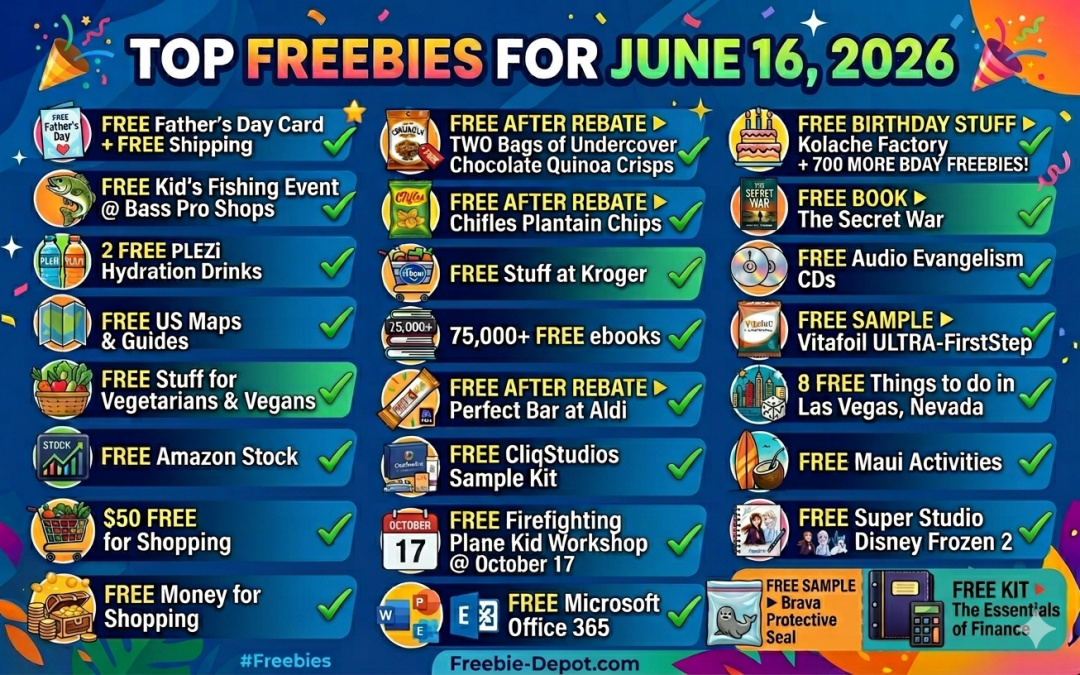 Top Freebies for June 16, 2026