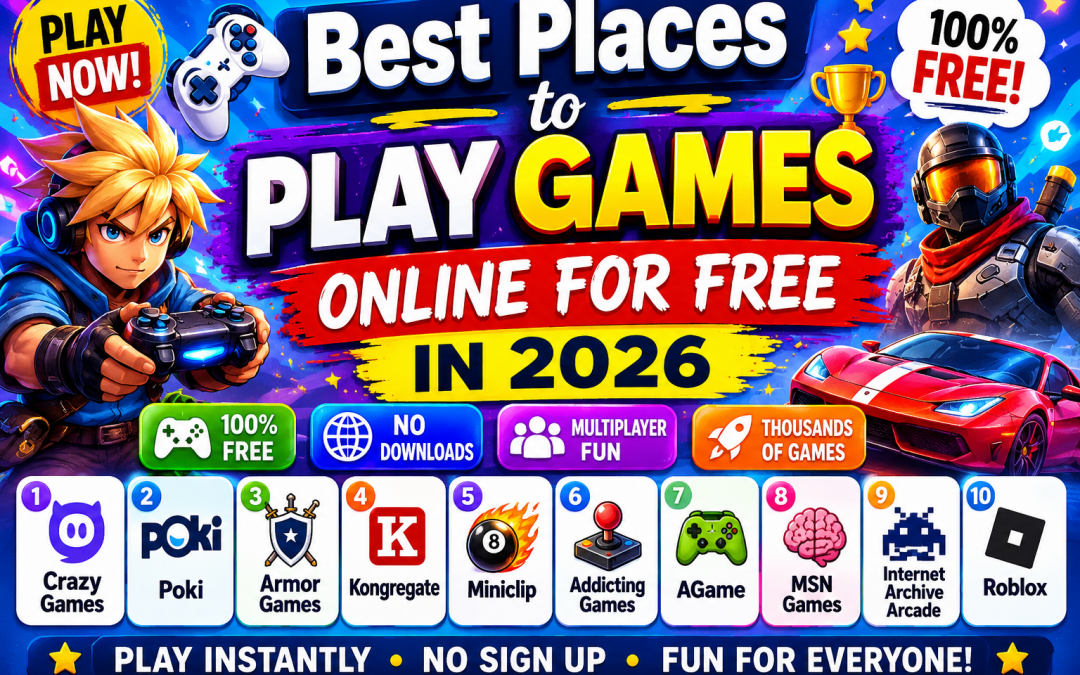 Best Places to Play Games Online for FREE in 2026