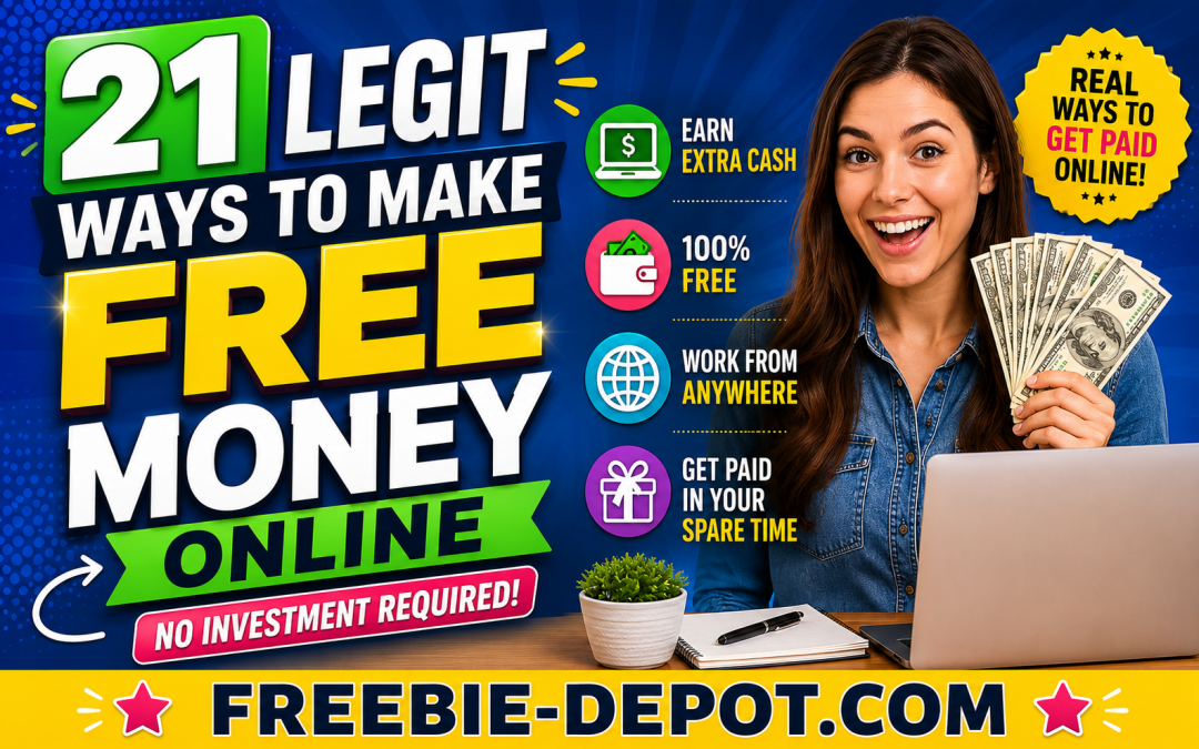 21 Legit Ways to Make FREE Money Online in 2026 (No Investment Required)