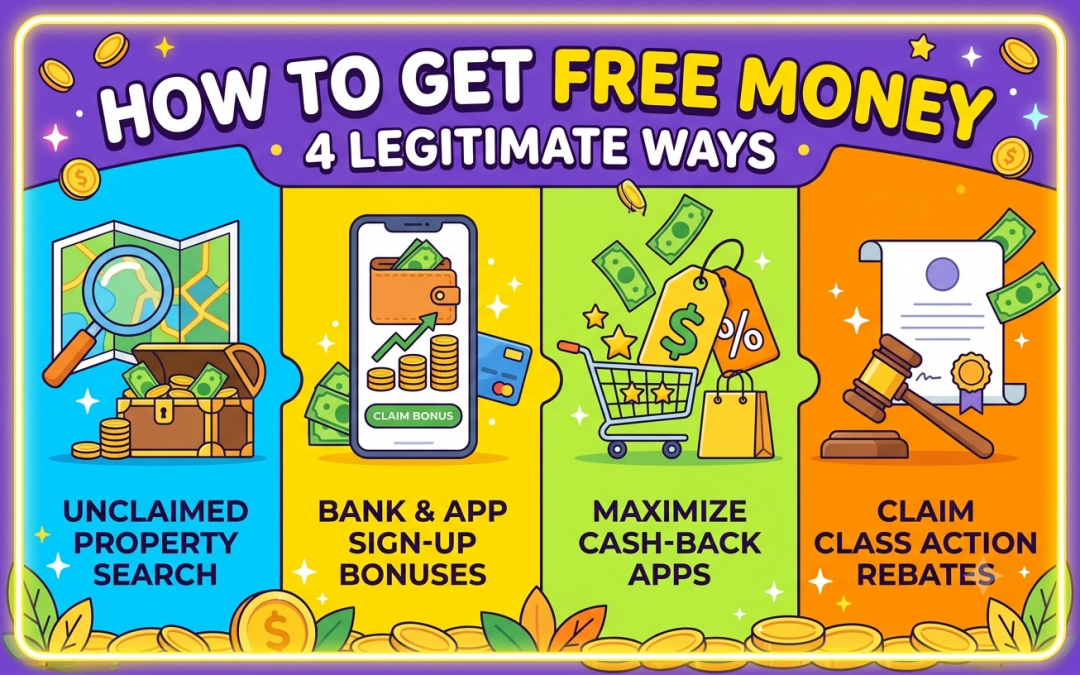 How to Get FREE Money: 4 Legitimate Ways to Boost Your Wallet Today