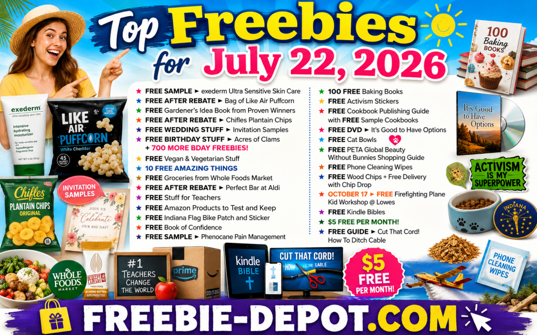 Top Freebies for July 22, 2026