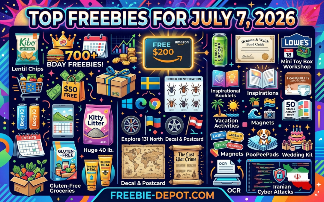Top Freebies for July 7, 2026