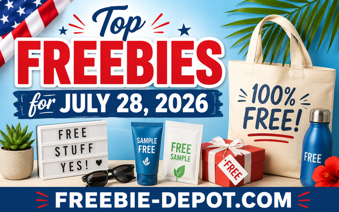 Top Freebies for July 28, 2026 – Huge List of Free Stuff: Free Food, Rebates, Activity Books & More