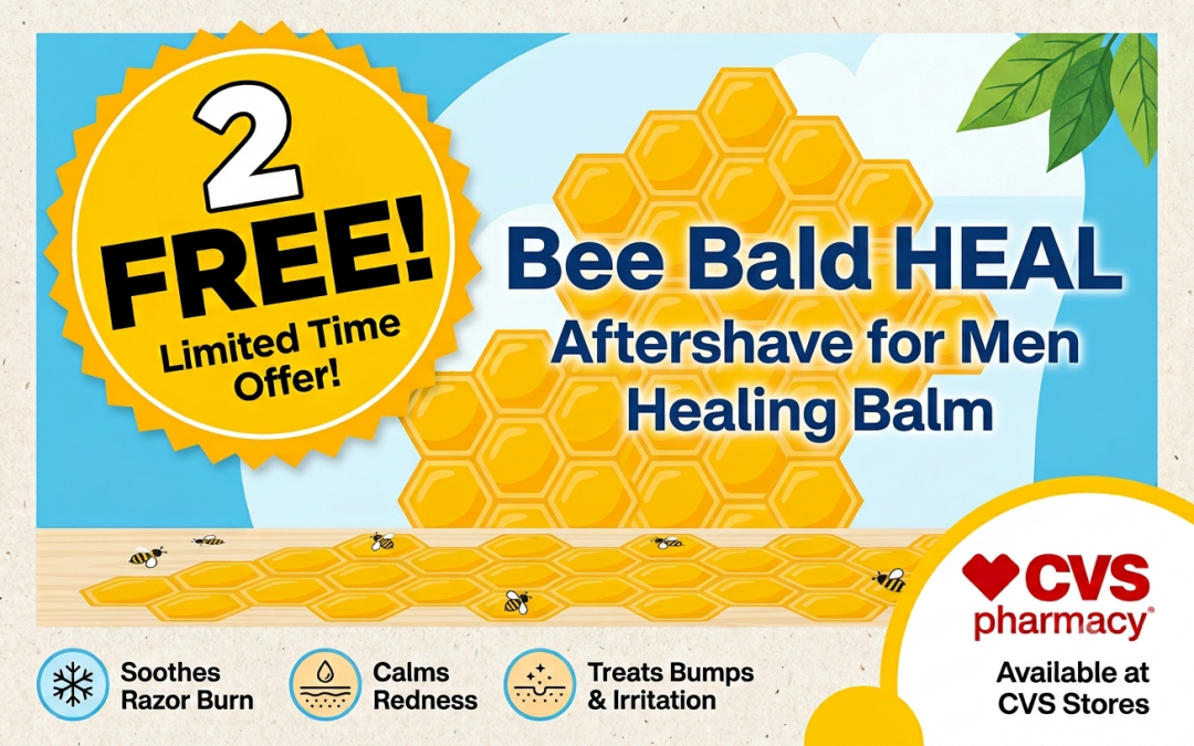 Score 2 FREE Bee Bald HEAL Aftershave Balms at CVS!