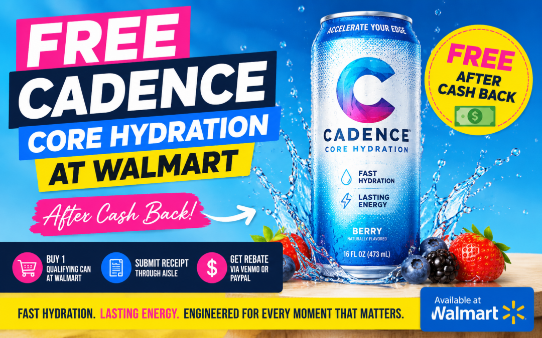 FREE Cadence Core Hydration at Walmart After Cash Back