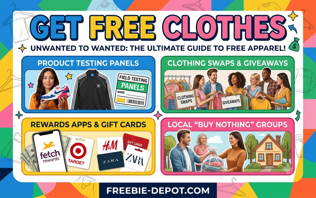 21 Legit Ways to Get FREE Clothes