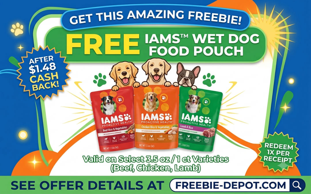 FREE IAMS Proactive Health Wet Dog Food Pouch After Cash Back!